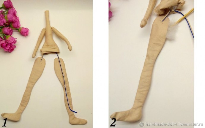 Тонкости создания текстильной куклы на каркасе