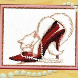 Кошечка в туфельке