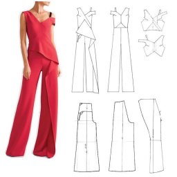 Моделирование элегантных комбинезонов