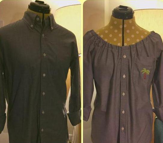 Переделка рубашек: идеи