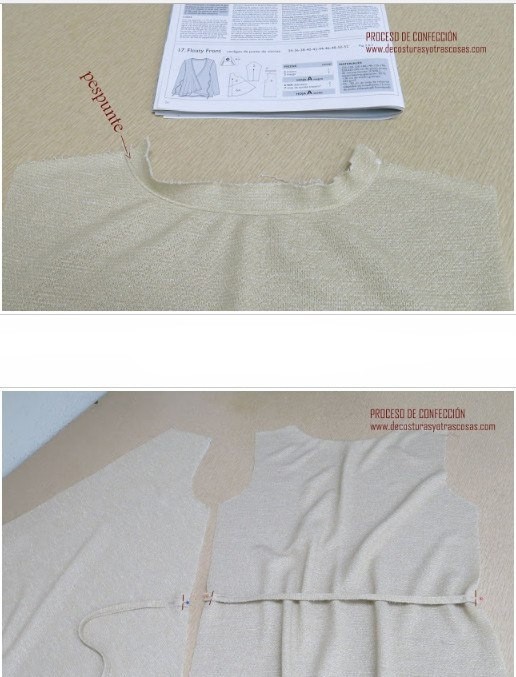 ​Пошив летящего кардигана