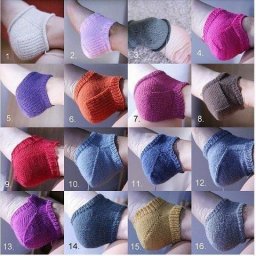 Виды носочных пяток