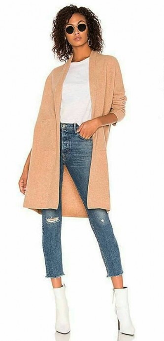 Выкройка стильного жакета с цельнокроенным рукавом