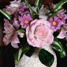 Интерьерная ваза в технике папье-маше