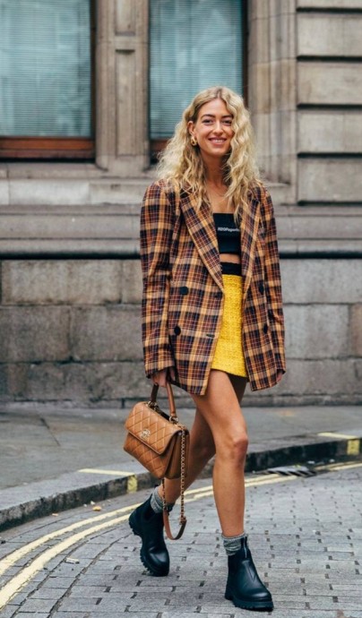 Правила пошива из ткани в клетку