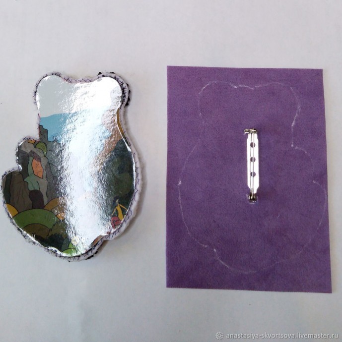 Брошь "Панда"