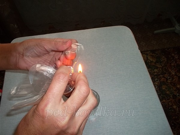 Цветы из пластиковых бутылок