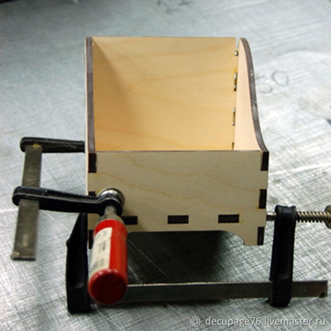 Сборка заготовок для декупажа