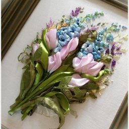 Мастер-класс по созданию цветов из атласных лент