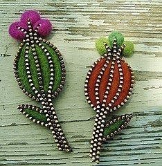 Оригинальные брошки из шерсти и молний: идеи для творчества