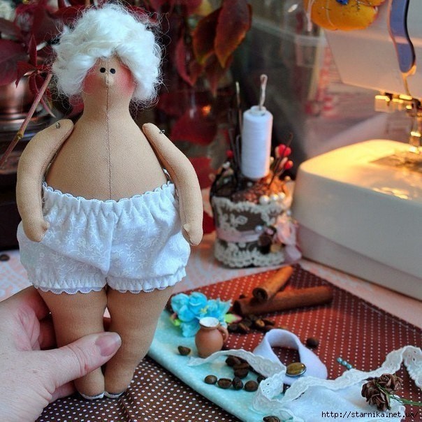 Куклы-толстушки в стиле Тильда