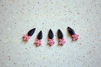 Балерина в технике квиллинга