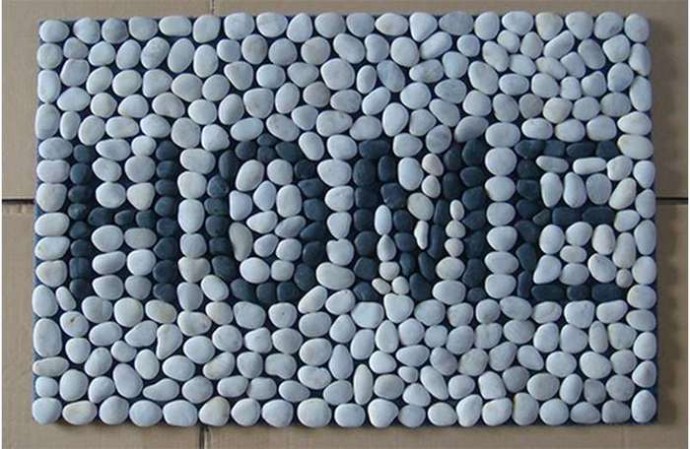 Коврики из гальки: будьте ближе к природе