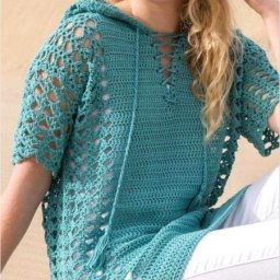 ​Летняя туника с капюшоном