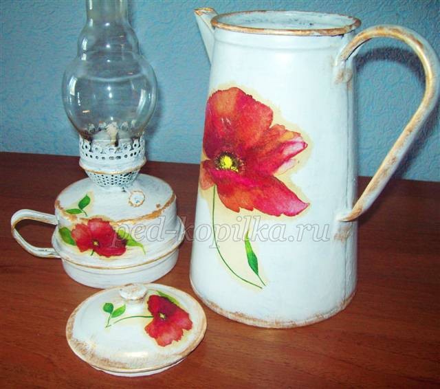 Техника декупаж "Воспоминание о лете"