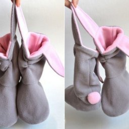 ​Тапочки-зайчики своими руками