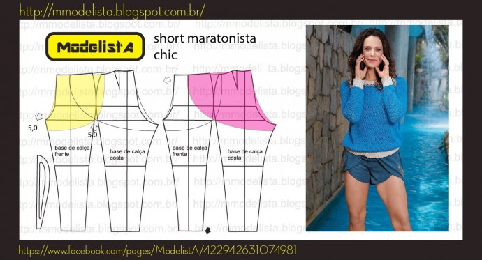 Моделирование оригинальных шорт Моделирование оригинальных шорт