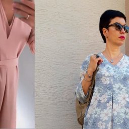 Моделирование V-образной горловины со складками