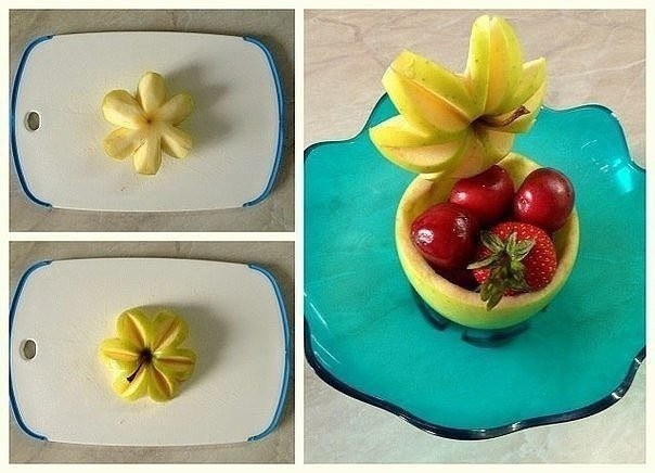 ​Необычные поделки из фруктов, ягод и овощей