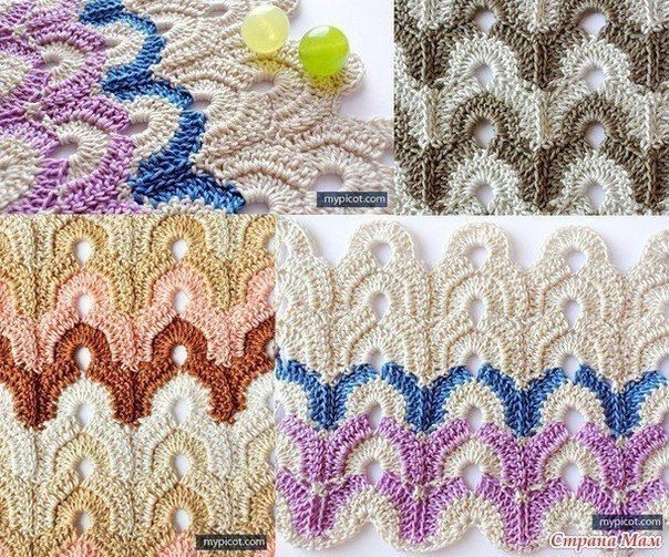 Необычные узоры крючком