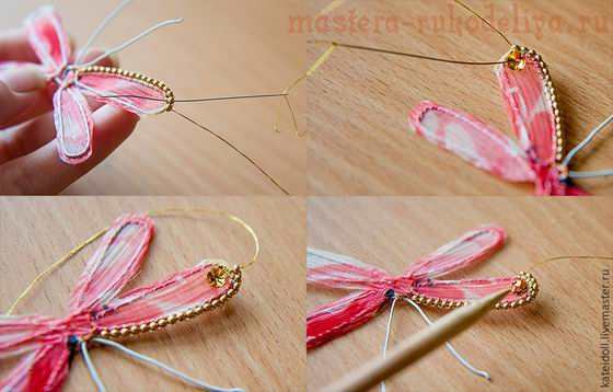 Очаровательная брошь-стрекоза