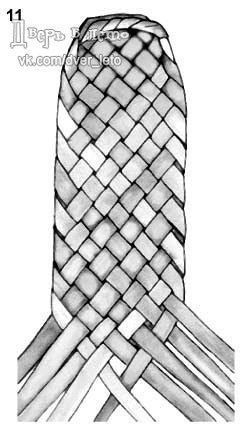 Плетем лапти из газетных трубочек Плетем лапти из газетных трубочек