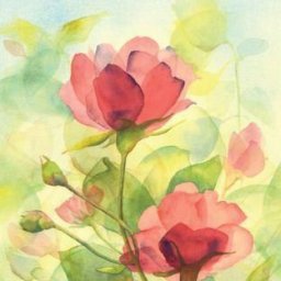 Урок рисования: цветы