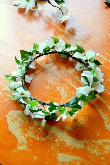 ​Цветочный венок для фотосессии