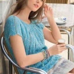 Футболка с круглой кокеткой