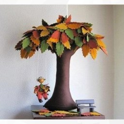 Деревья из фетра