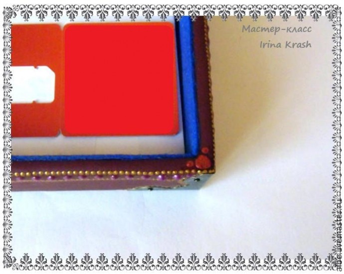 Реставрация шкатулки: мастер-класс