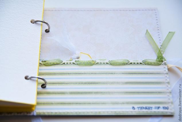 Блокнот на кольцах с твердой обложкой