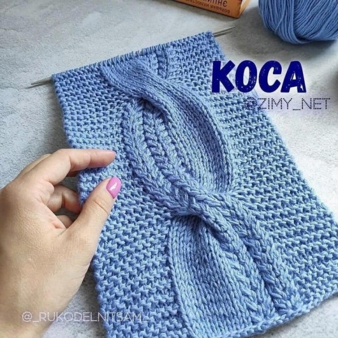 ​Очень красивые узоры на спицах