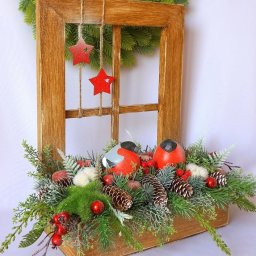 Прелестные окошечки с новогодним настроением