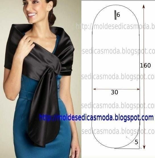 ​Простейшая накидка, которая смотрится очень эффектно