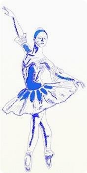 ​Рисуем балеринку
