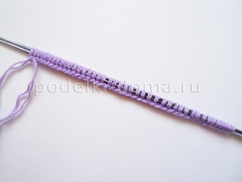 Следки на двух спицах