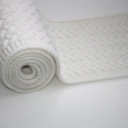 ​Способ вывязывания края в шарфах и пледах