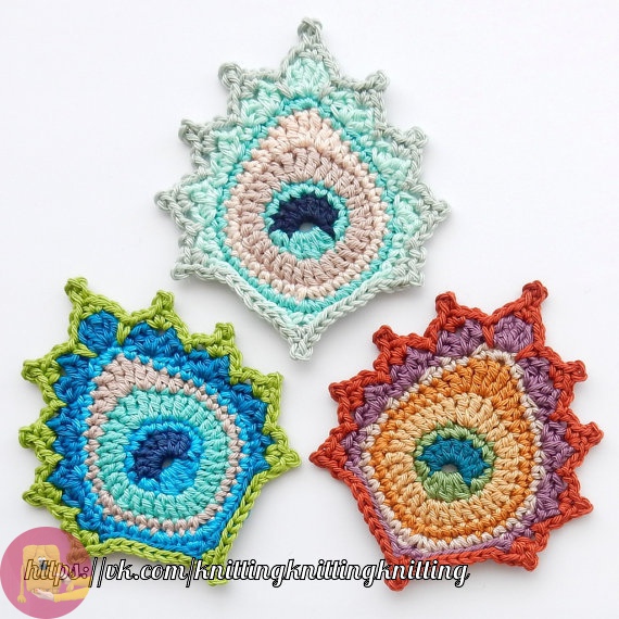 Узор "Павлиний глаз": идеи для вдохновения