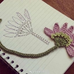 ​Вяжем разные листики