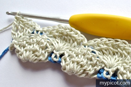 Очень красивый и необычный узор крючком 5 Очень красивый и необычный узор крючком 5