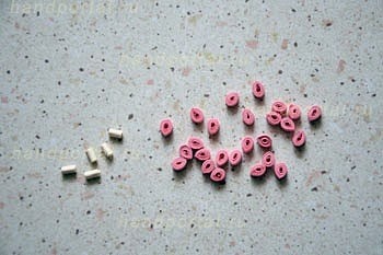 Балерина в технике квиллинга