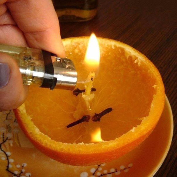 Цитрусовая свеча