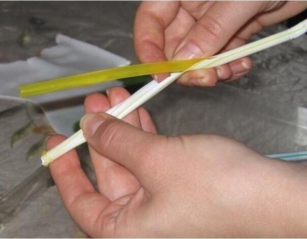 Делаем каллу из мыла