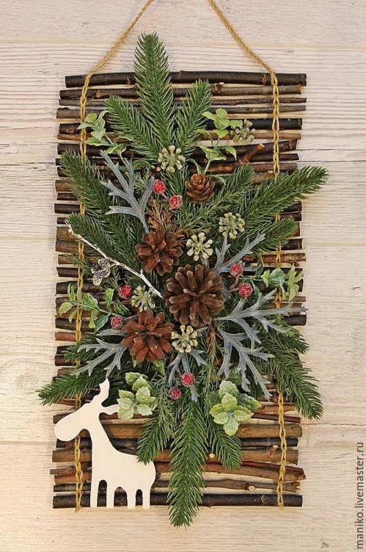 Делаем основу для панно из палочек: мастер-класс