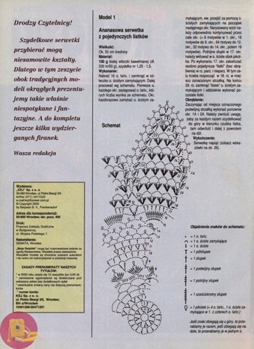 Изумительные салфетки крючком