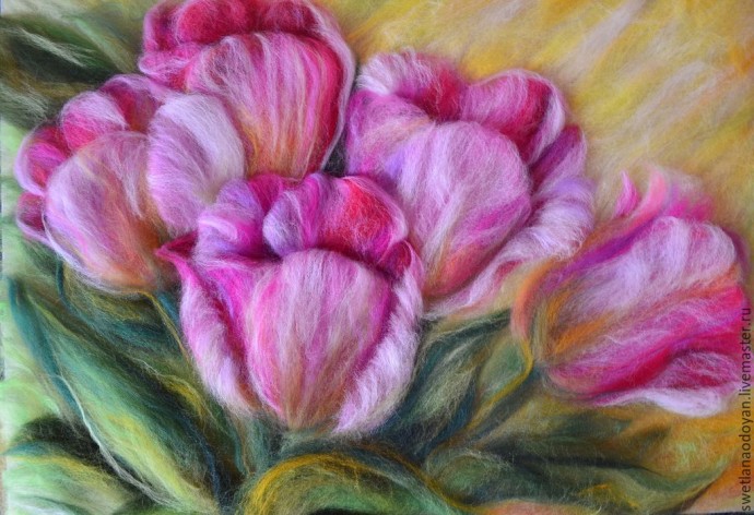 Картины шерстью: идеи для вдохновения