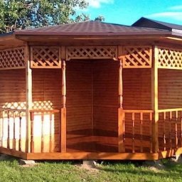 Строительство угловой беседки своими руками