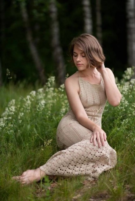 Вяжем замечательный сарафанчик