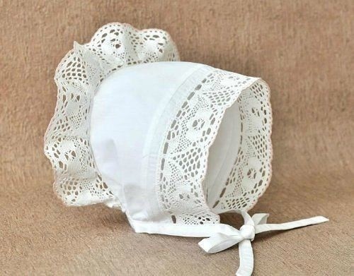 Шьем нарядный чепчик для малышки